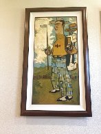 Golfer Embellished - Huge Limited Edition Print by Clifford  Bailey - 2