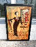 Chinatown 1998 53x35 - Huge Original Painting by Clifford Bailey - 2