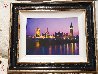 Westminster at Night 2010 18x22 - London, England Original Painting by Darren Baker - 2