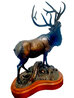Elk Bronze Sculpture 1985 18 in Sculpture by Gerald Balciar - 0