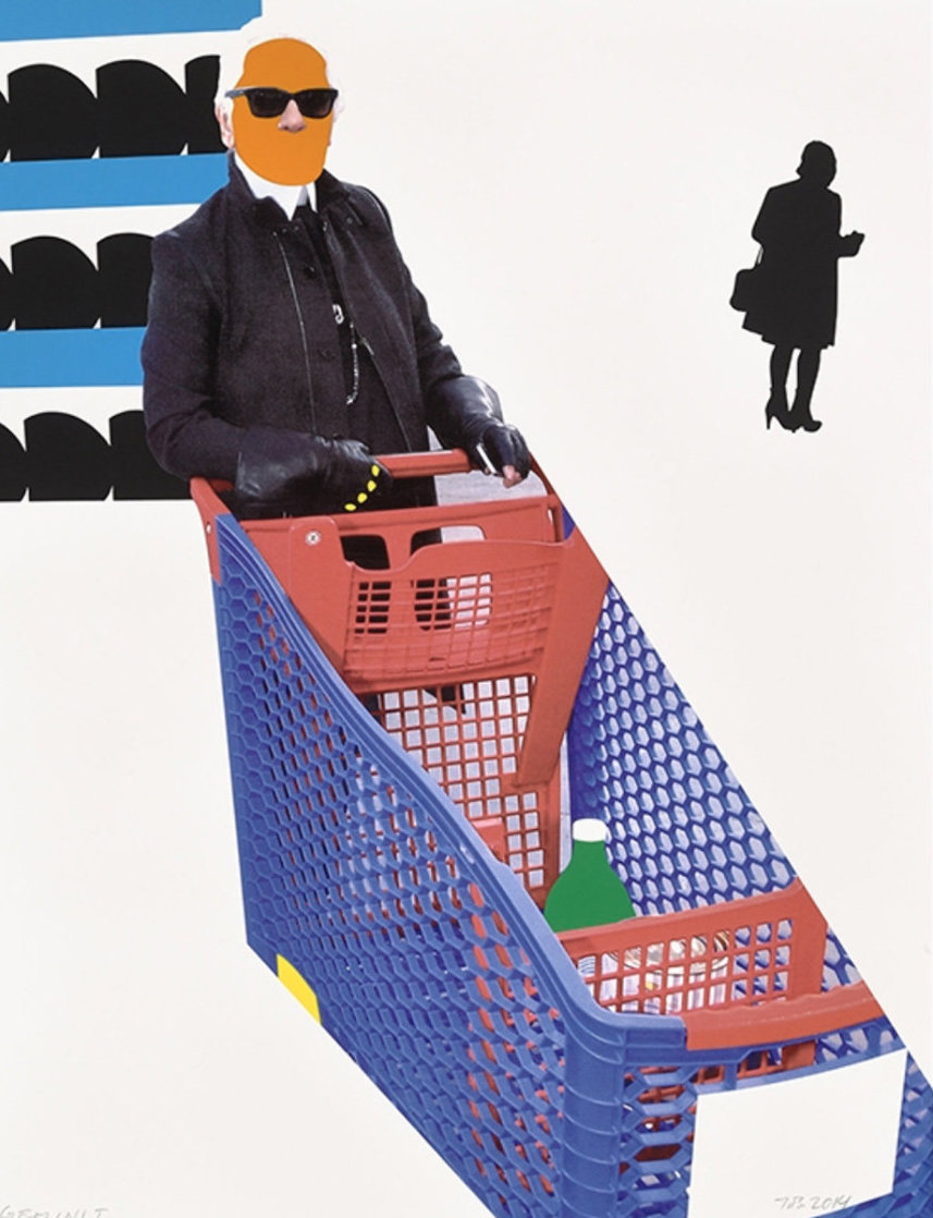 Karl Lagerfeld Pp 15 By John Anthony Baldessari