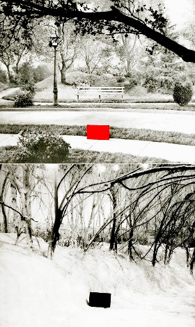 Two Sets (One With Bench) AP 1990 HS - Huge Limited Edition Print - John Anthony Baldessari