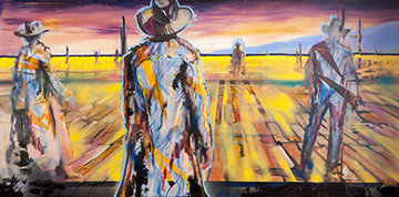 Once Upon a Time in the West Embellished Limited Edition Print - Johnathan Ball Once Upon a Time in the West Embellished Limited Edition Print - Johnathan Ball
