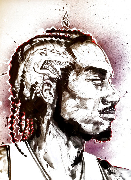 King of the North 2019 Embellished  NBA Raptors Limited Edition Print by Johnathan Ball