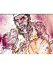 Lebron James 2019 Embellished Limited Edition Print by Johnathan Ball - 1