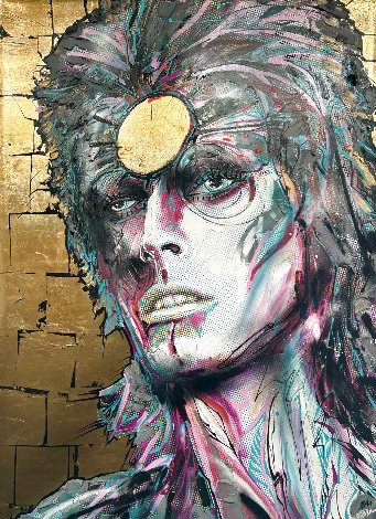 Stardust II 50x36 - Huge - David Bowie Original Painting - Johnathan Ball