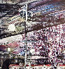 Street Car Loop 38x48 - Huge Original Painting by Johnathan Ball - 1