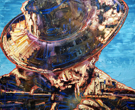 Good 60x72 - Huge Mural Size - Clint Eastwood Original Painting - Johnathan Ball