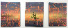 Sunrise Triptych 30x120 - Huge Mural Size Original Painting by Johnathan Ball - 1