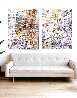 Morning Rush Diptych 48x36 - Huge Original Painting by Johnathan Ball - 3