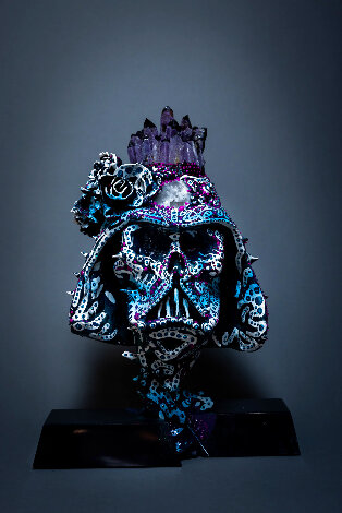 Darth Amethyst Mixed Media Sculpture 18 in Sculpture - Johnathan Ball