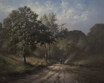 In the Heart of the Forest 2000 40x46 Huge Original Painting - Andre Balyon In the Heart of the Forest 2000 40x46 Huge Original Painting - Andre Balyon