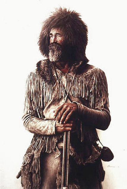 Mountain Man 1820-1840 Period 1979 Limited Edition Print by James Bama
