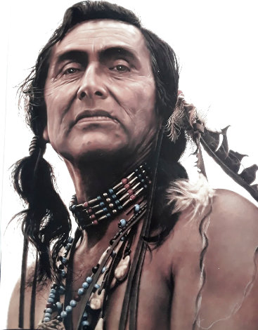 Portrait of a Sioux 1980 Limited Edition Print - James Bama