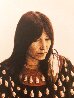 Sioux Indian with Eagle Feather 1982 Limited Edition Print by James Bama - 2