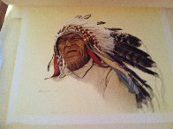 A Crow Indian Bama 1977 Limited Edition Print by James Bama - 1