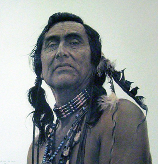 Portrait Of A Sioux 1989 By James Bama - For Sale On Art Brokerage