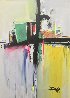 Banegas Abstract 2017 41x56 Original Painting by David Banegas - 0 Banegas Abstract 2017 41x56 Original Painting by David Banegas - 0