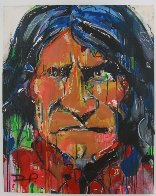 Geronimo 2012 45x36 Super Huge Original Painting by David Banegas - 1 Geronimo 2012 45x36 Super Huge Original Painting by David Banegas - 1