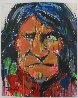 Geronimo 2012 45x36 Huge Original Painting by David Banegas - 1
