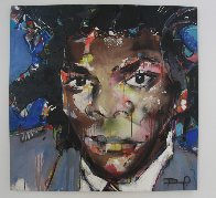 Basquiat 2012 41x43 Huge Original Painting by David Banegas - 1 Basquiat 2012 41x43 Huge Original Painting by David Banegas - 1
