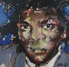 Basquiat 2012 41x43 Huge Original Painting by David Banegas - 0