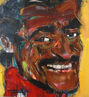Sammy 2010 43x43 Huge Original Painting - David Banegas Sammy 2010 43x43 Huge Original Painting - David Banegas
