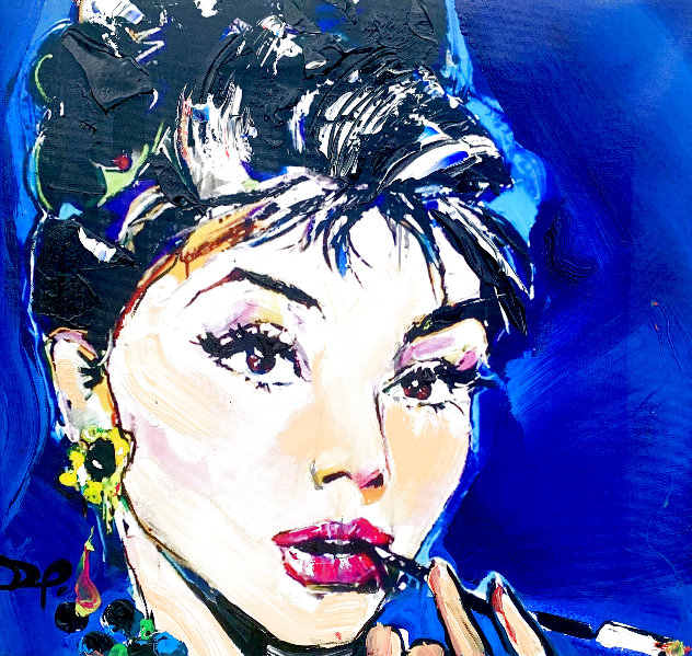 Audrey Embellished Limited Edition Print by David Banegas
