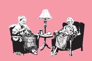 Grannies 2006 Limited Edition Print - Banksy Grannies 2006 Limited Edition Print - Banksy