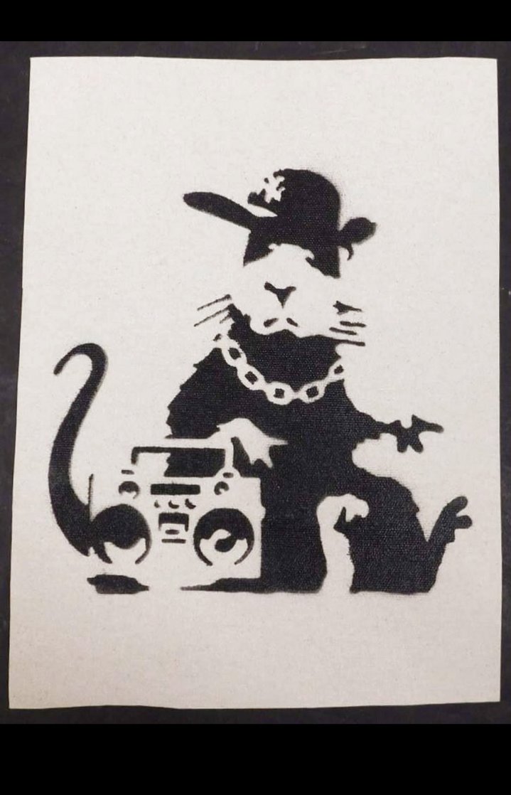Boombox Rat Other by Banksy Boombox Rat Other by Banksy