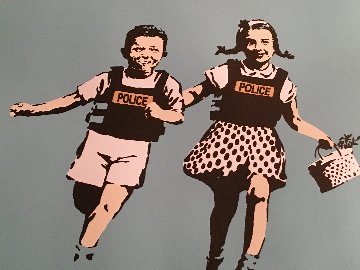 Police Kids, Jack And Jill Limited Edition Print - Banksy Police Kids, Jack And Jill Limited Edition Print - Banksy