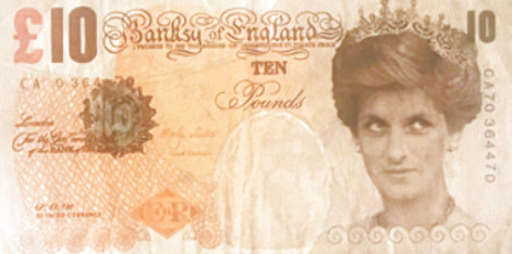 Di-Faced Tenner 2004 Limited Edition Print -  Banksy