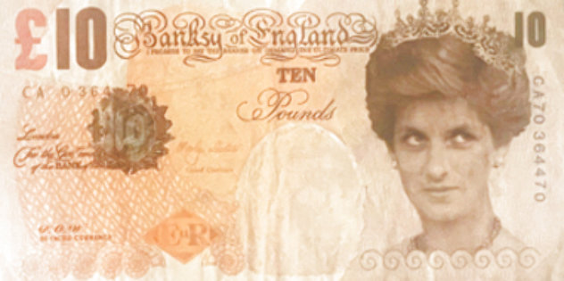 Di-Faced Tenner 2004 Limited Edition Print by  Banksy