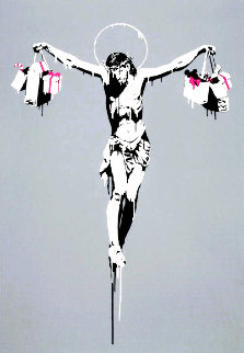 Christ with Shopping Bags 2004 Limited Edition Print -  Banksy
