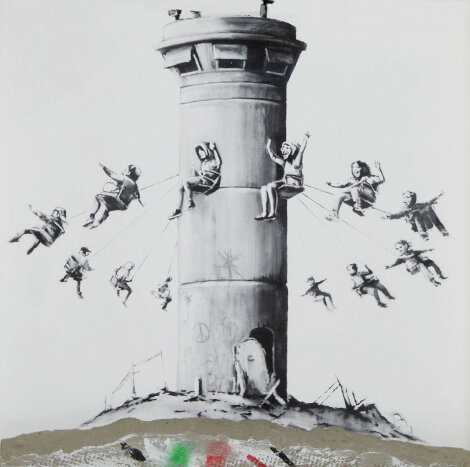 Walled Off Hotel Unique 2019 11x11 Limited Edition Print -  Banksy