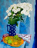 Le Pot a Pois 1991 43x35 - Huge Original Painting by Guy Bardone - 0