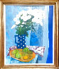 Le Pot a Pois 1991 43x35 - Huge Original Painting by Guy Bardone - 1