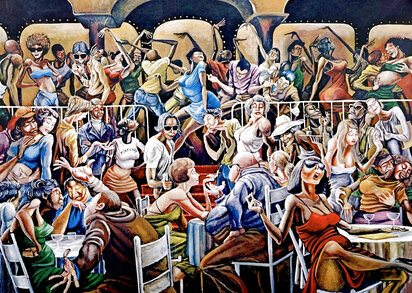 Disco 1979 by Ernie Barnes