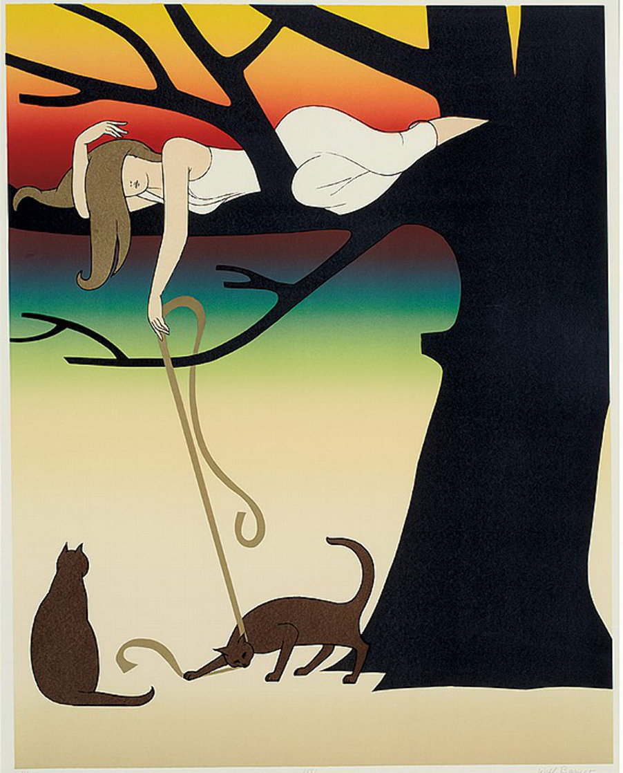 Play AP 1975 Limited Edition Print by Will Barnet Play AP 1975 Limited Edition Print by Will Barnet