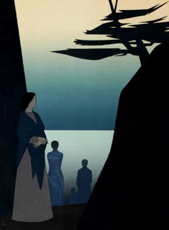 Way to the Sea 1980 Huge Limited Edition Print - Will Barnet