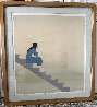 Stairway to the Sea AP 1982 - Huge Limited Edition Print by Will Barnet - 1