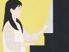 Girl at Piano 1973 HS - Huge Limited Edition Print by Will Barnet - 1