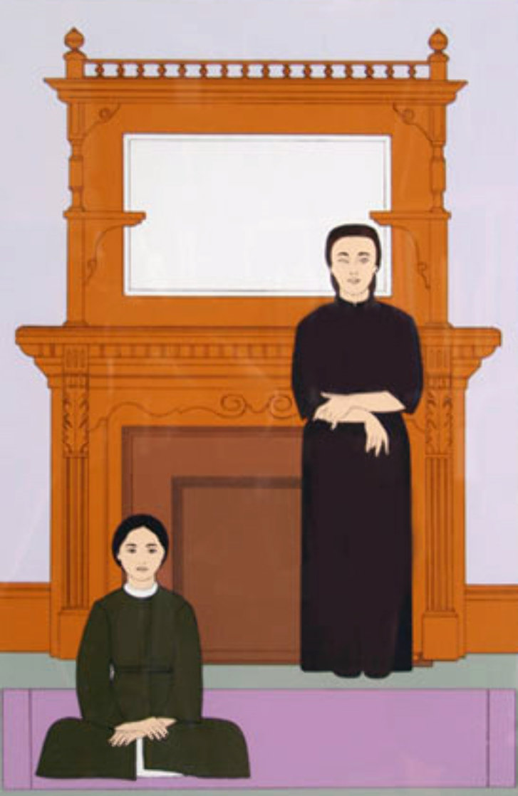 Reflection 1971 Limited Edition Print by Will Barnet Reflection 1971 Limited Edition Print by Will Barnet