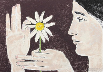 Poem 921 AP 1997 Limited Edition Print - Will Barnet Poem 921 AP 1997 Limited Edition Print - Will Barnet
