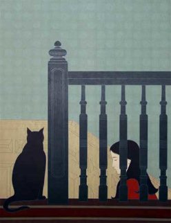 Bannister BAT 1981 Limited Edition Print - Will Barnet Bannister BAT 1981 Limited Edition Print - Will Barnet