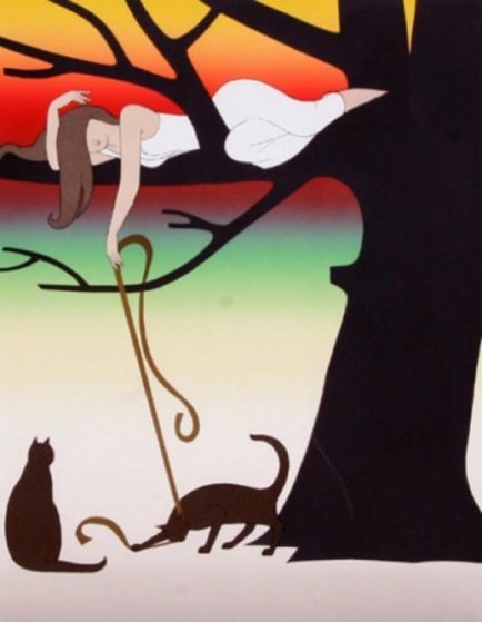 Play AP 1975 Limited Edition Print by Will Barnet Play AP 1975 Limited Edition Print by Will Barnet