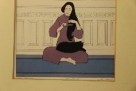 White Stairway AP 1974 Limited Edition Print by Will Barnet - 2 White Stairway AP 1974 Limited Edition Print by Will Barnet - 2