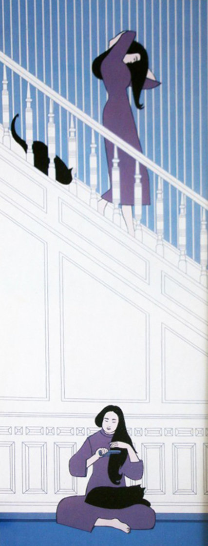 White Stairway AP 1974 Limited Edition Print by Will Barnet White Stairway AP 1974 Limited Edition Print by Will Barnet