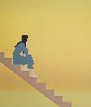Stairway to the Sea 1982 Huge Limited Edition Print by Will Barnet - 0