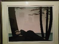 Reclining Woman 1982 Limited Edition Print by Will Barnet - 1 Reclining Woman 1982 Limited Edition Print by Will Barnet - 1